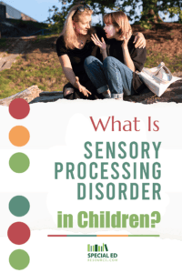 Mother supporting her daughter in conversation outside, showcasing understanding in dealing with Sensory Processing Disorder in Children.