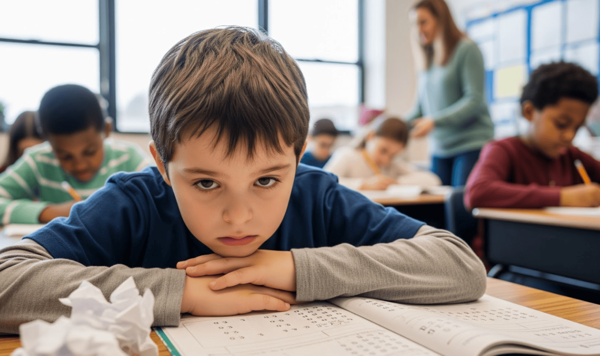 Parent reviewing a homeschool readiness checklist for a child with special needs